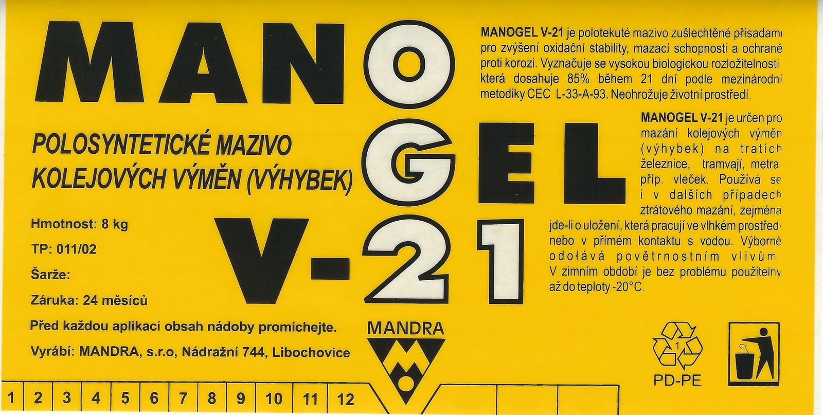 MANOGEL V 21 o